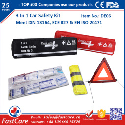 3 In 1 Car Safety Kit DIN 13164